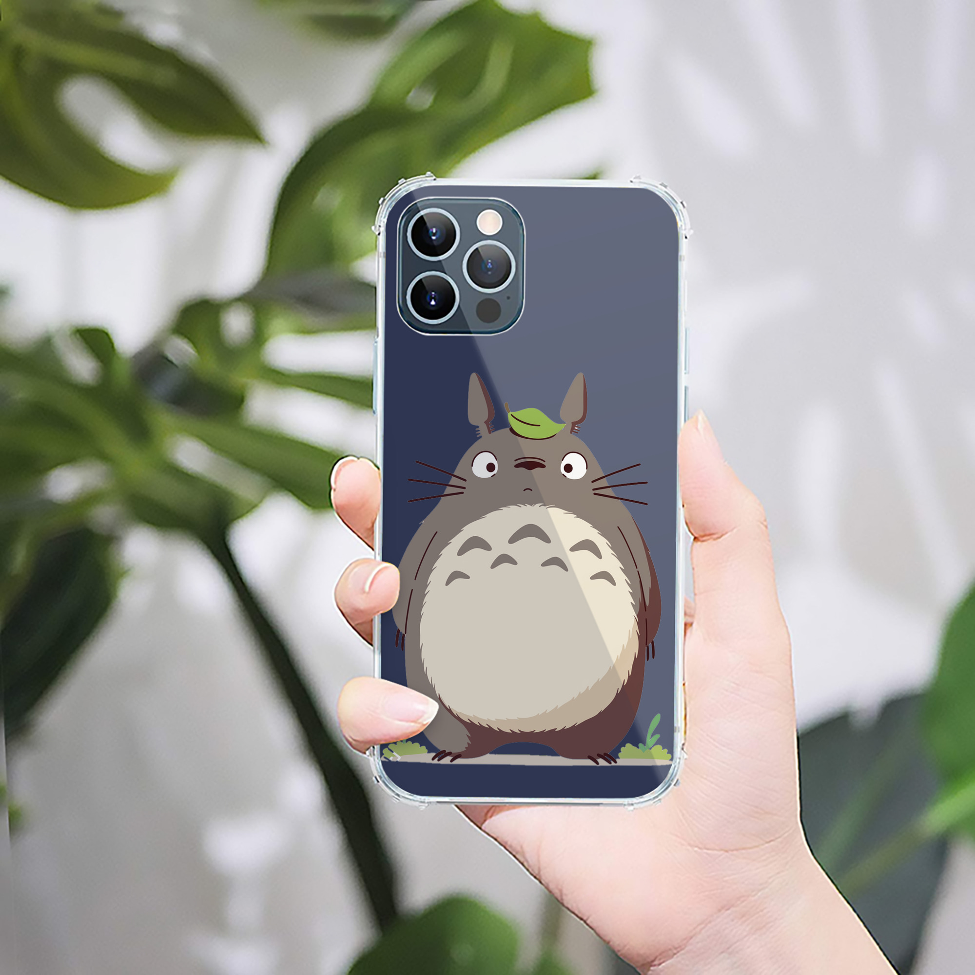 （画像用） となりのトトロ 草壁メイ 草壁サツキ My Neighbor Totoro Satsuki Kusakabe Mei Kusakabe 【iPhone 12シリーズ対応】透明スマホケース（クリアソフトケース）